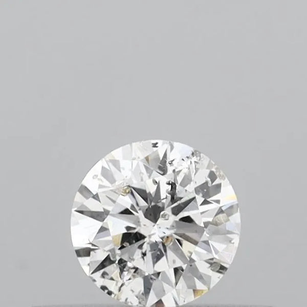 0.23ct Round Natural Diamond (Colour F, Clarity I1, Cut EX, IGI Certified)