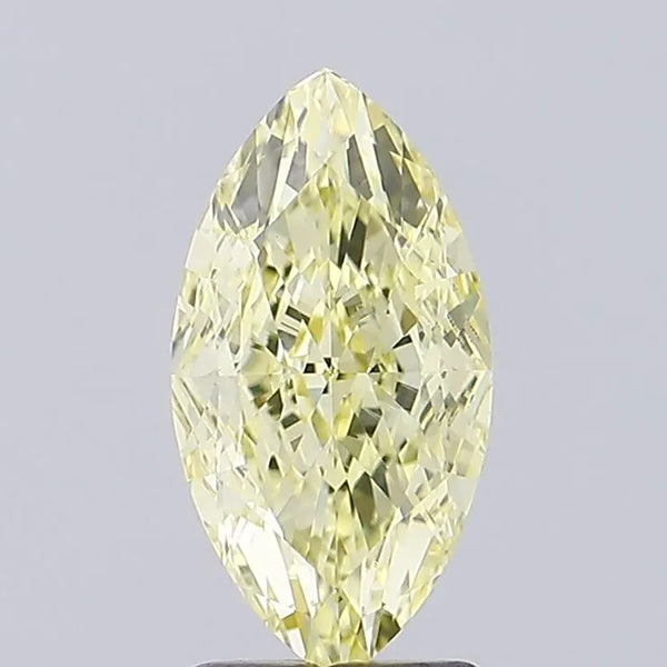 2.02ct Marquise Lab Grown Diamond (Colour Fancy Yellow, Clarity VVS2, IGI Certified)