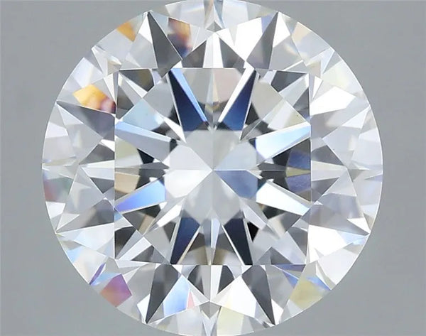 4.08ct Round Lab Grown Diamond (Colour E, Clarity VVS2, Cut EX, WISE Certified)
