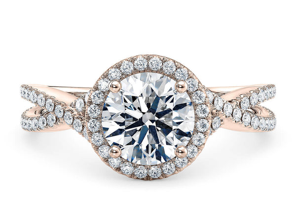 Bellatrix Halo Engagement Ring