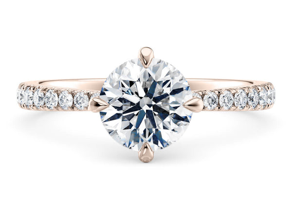 Asteria Compass Diamond Engagement Ring