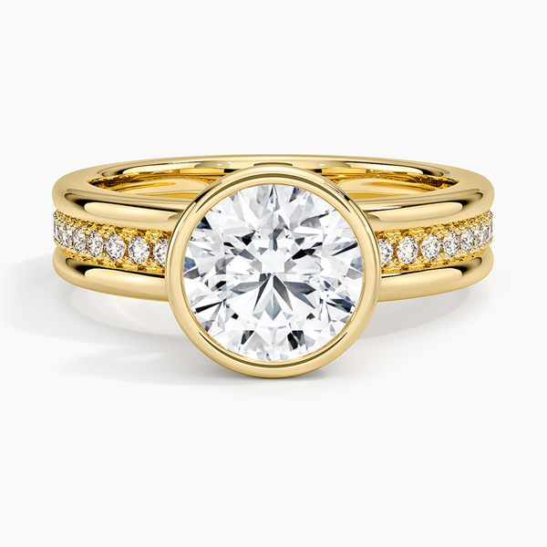 Sofia Triple Band Diamond Engagement Ring