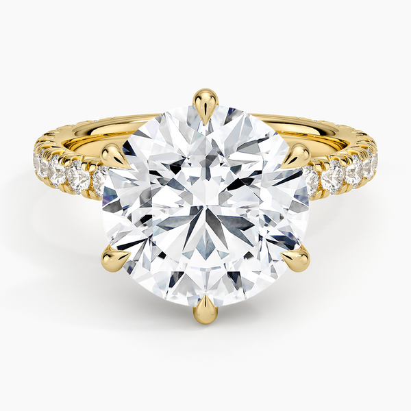 Sienna Three-Quarter Coverage Diamond Engagement Ring