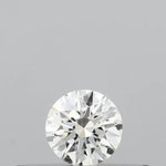 0.13ct Round Natural Diamond (Colour H, Clarity VVS2, Cut EX, IGI Certified)