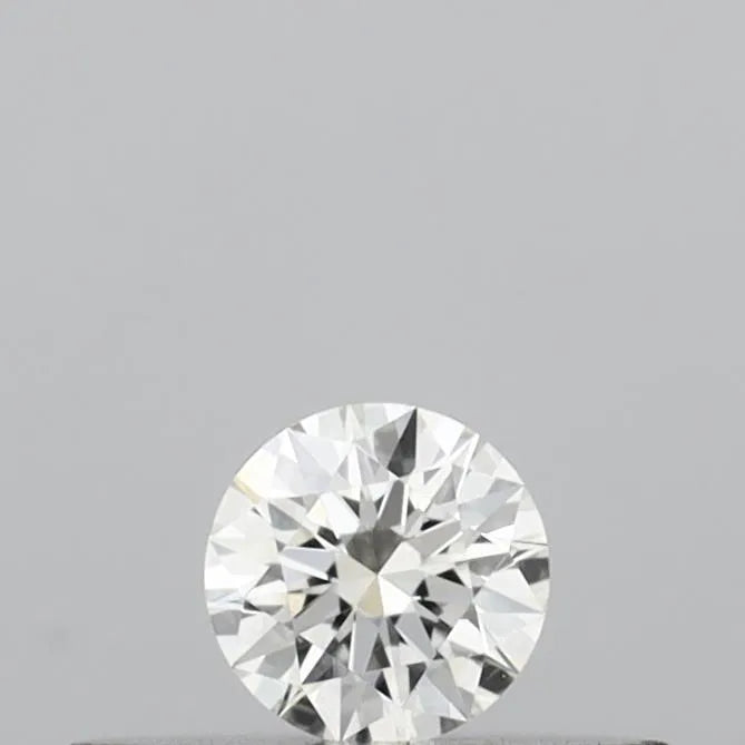 0.13ct Round Natural Diamond (Colour H, Clarity VVS2, Cut EX, IGI Certified)