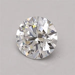 0.50ct Round Lab Grown Diamond (Colour D, Clarity IF, Cut ID, IGI Certified)