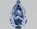 0.56ct Pear Natural Diamond (Colour Fancy Deep Blue, Clarity VS1, GIA Certified)