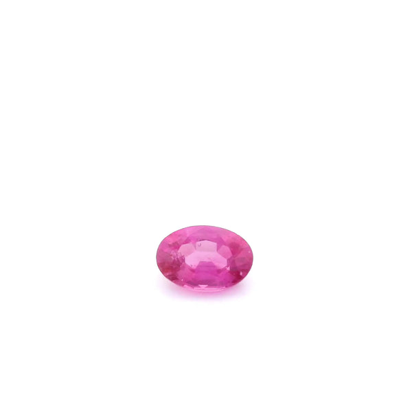 0.60ct Oval Natural Ruby (Colour Red, Clarity Slightly Included, Cut Faceted)