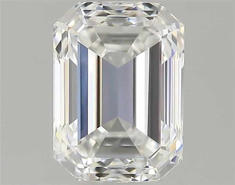 0.61ct Emerald Natural Diamond (Colour F, Clarity IF, Cut EX, GIA Certified)