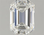 0.61ct Emerald Natural Diamond (Colour F, Clarity IF, Cut EX, GIA Certified)
