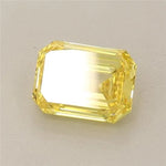 0.72ct Emerald Lab Grown Diamond (Colour Fancy Vivid Yellow, Clarity VVS2, IGI Certified)