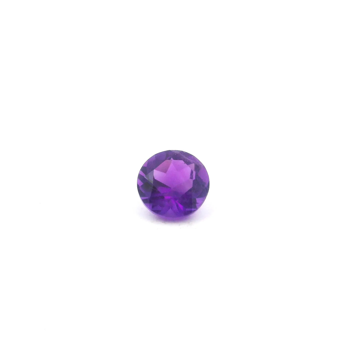 0.79ct Round Natural Amethyst (Colour Purple, Clarity Slightly Included, Cut Faceted)