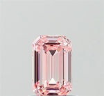 0.97ct Emerald Lab Grown Diamond (Colour Fancy Intense Pink, Clarity VVS1, IGI Certified)