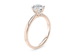 Grace Solitaire Rose Gold 18k Round Engagement Ring