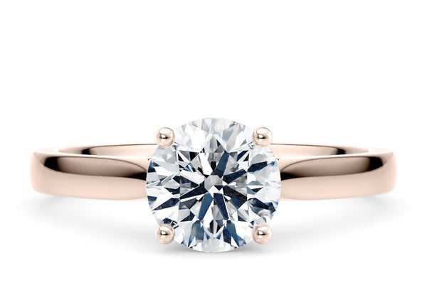 Contour Solitaire Engagement Ring