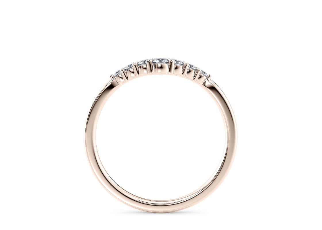 Delphine Rose Gold 18k Eternity Ring