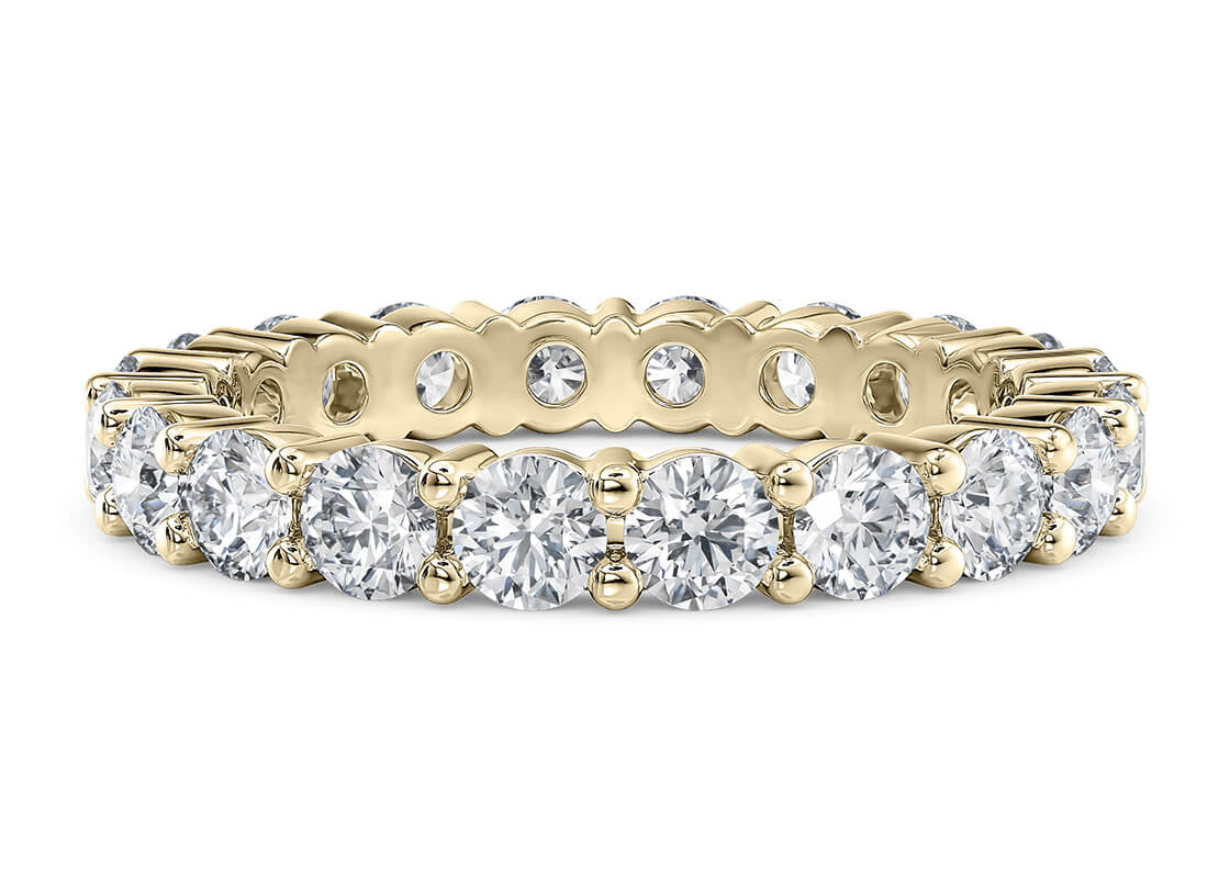 Mayfair Full Set Yellow Gold 18k Natural Eternity Ring