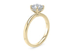 Starlight Solitaire Yellow Gold 18k Cushion Engagement Ring