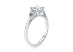 Florence Trilogy Platinum Princess Engagement Ring
