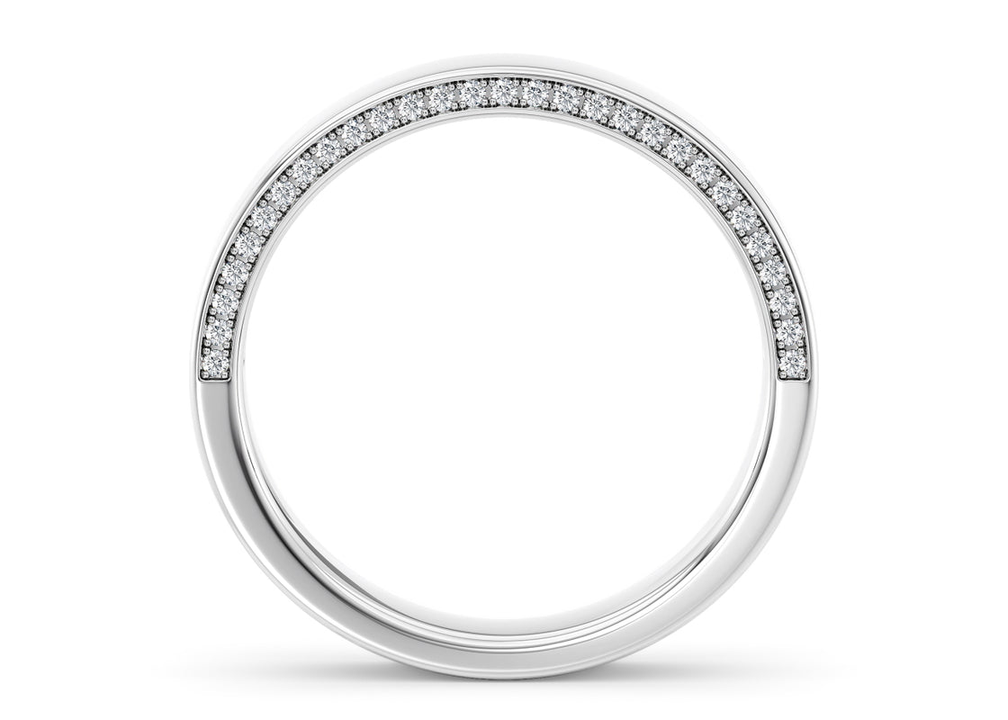 Alexander White Gold 18k Lab Grown Wedding Band
