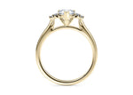 Rosa Vintage Yellow Gold 18k Pear Engagement Ring