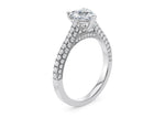 Bloomsbury Vintage Platinum Heart Engagement Ring