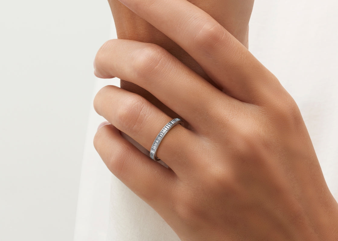 Elegance White Gold 18k Eternity Ring