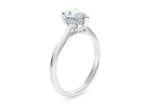 Hope Solitaire Platinum Pear Engagement Ring