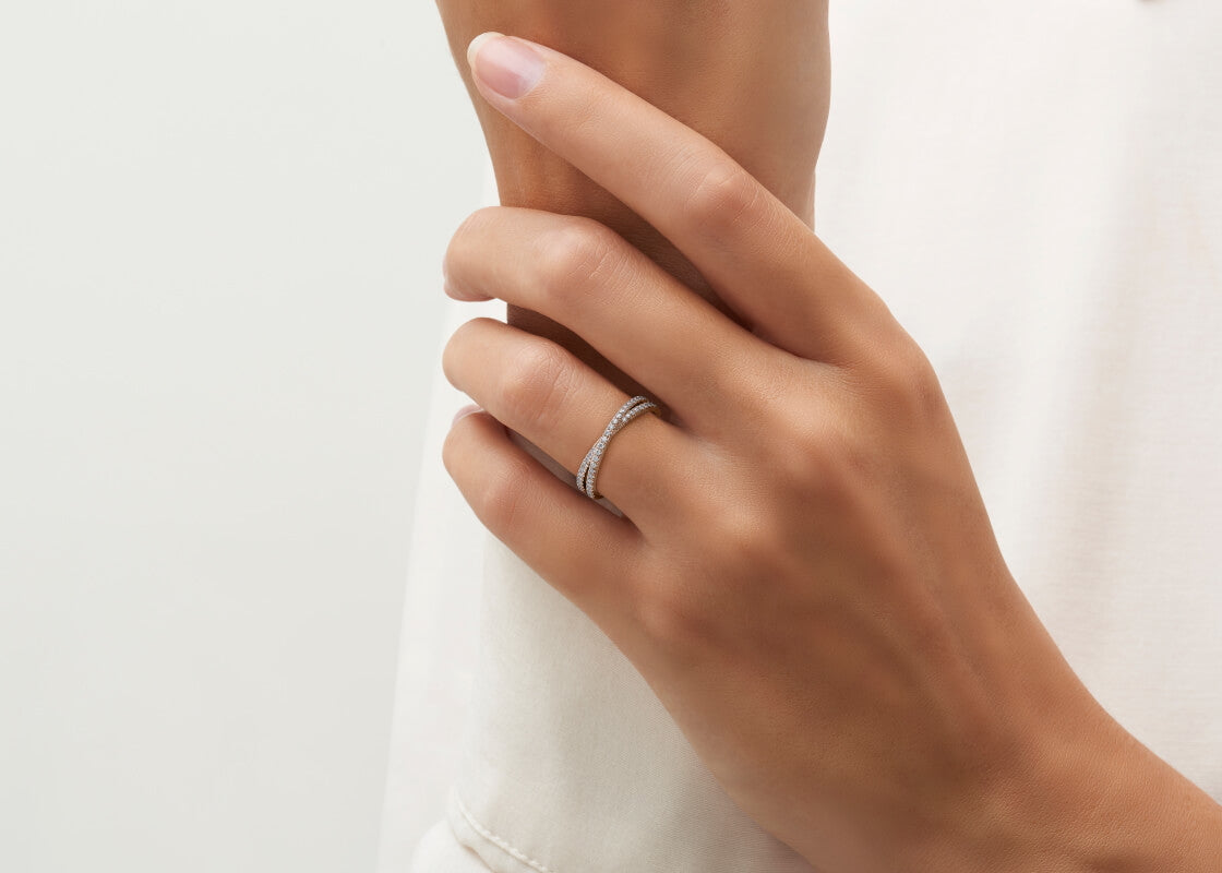 Cassia Rose Gold 18k Eternity Ring