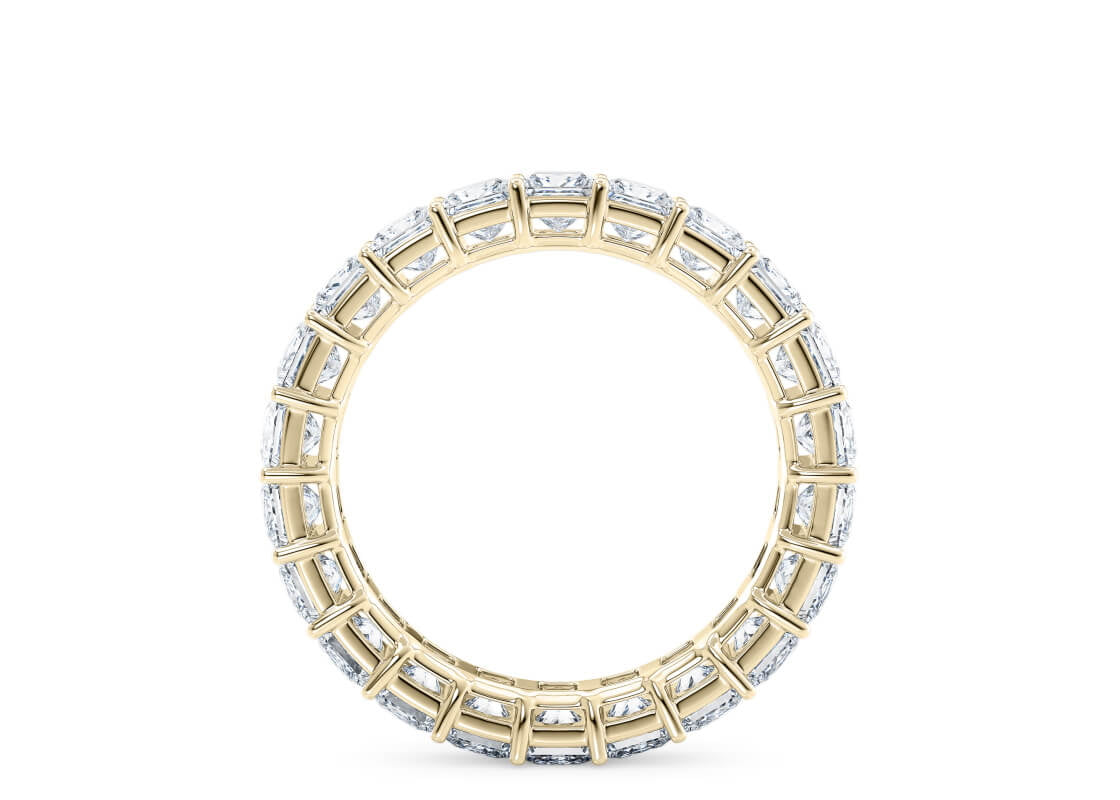 Regent Princess Full Set Yellow Gold 18k Lab Grown Eternity Ring