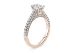 Bloomsbury Vintage Rose Gold 18k Oval Engagement Ring