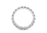 Regent Asscher Full Set White Gold 18k Natural Eternity Ring