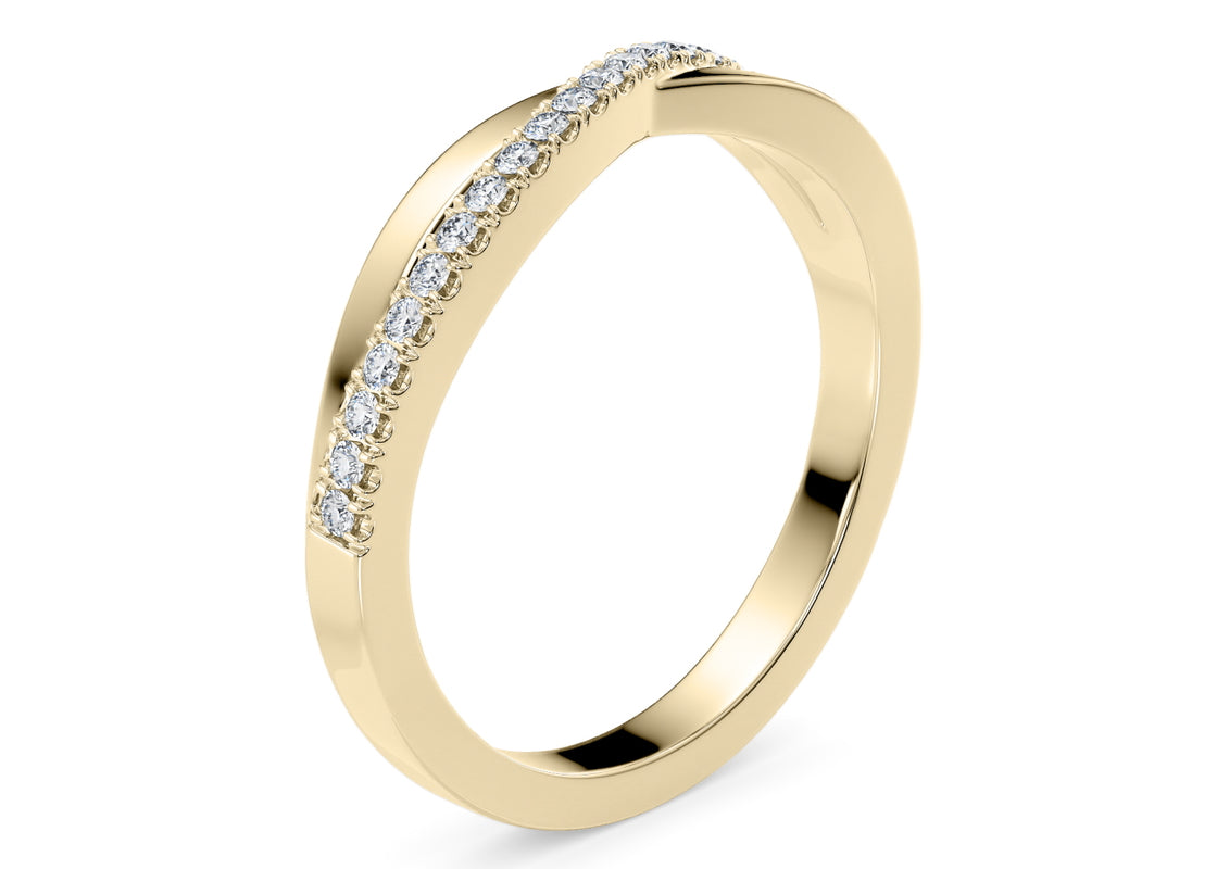 Promise Yellow Gold 18k Eternity Ring