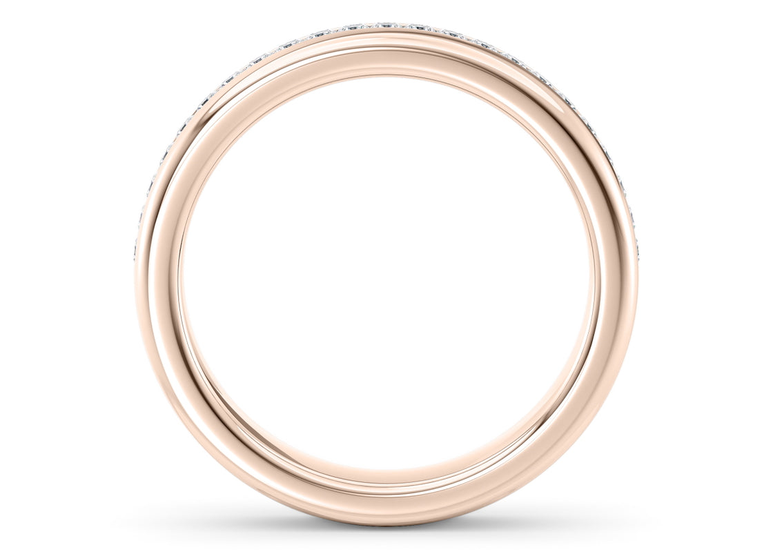 Zeus Rose Gold 18k Wedding Band