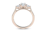 Barcelona Trilogy Rose Gold 18k Oval Engagement Ring