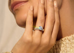 Akinia Rose Gold 18k Full Set Natural Eternity Ring