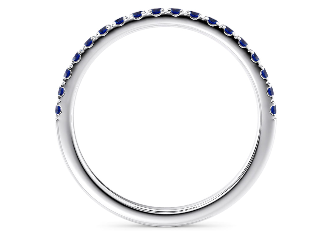 Vogue Sapphire White Gold 18k Eternity Ring