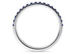 Vogue Sapphire White Gold 18k Eternity Ring