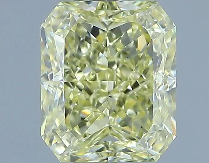 1.00ct Radiant Natural Diamond (Colour Fancy Light Yellow, Clarity VS2, GIA Certified)