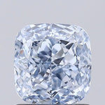 1.02ct Cushion modified Lab Grown Diamond (Colour Fancy Blue, Clarity VS1, IGI Certified)