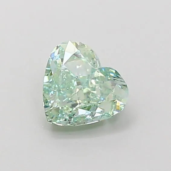 1.03ct Heart Lab Grown Diamond (Colour Fancy Vivid Green, Clarity VS1, IGI Certified)