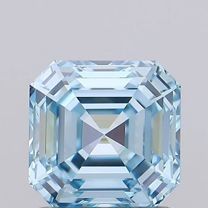 1.04ct Asscher Lab Grown Diamond (Colour Fancy Intense Blue, Clarity VS1, IGI Certified)