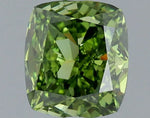 1.19ct Cushion modified Lab Grown Diamond (Colour Fancy Vivid Green, Clarity VS2, IGI Certified)