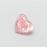 1.22ct Heart Lab Grown Diamond (Colour Fancy Vivid Pink, Clarity VVS1, IGI Certified)