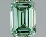 1.33ct Emerald Lab Grown Diamond (Colour Fancy Vivid Green, Clarity VVS2, IGI Certified)