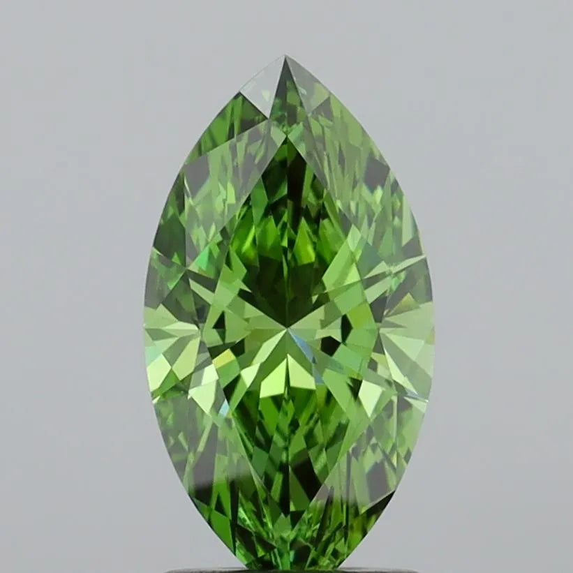 1.50ct Marquise Lab Grown Diamond (Colour Fancy Vivid Green, Clarity VVS2, IGI Certified)