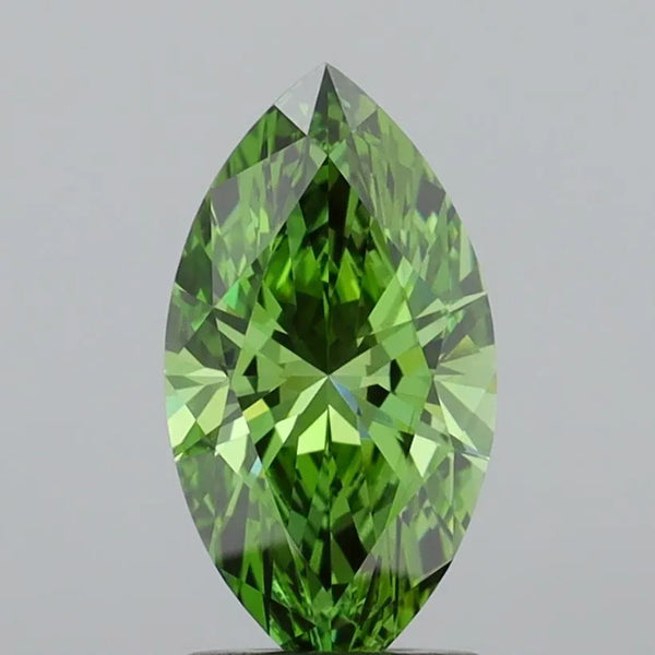 1.50ct Marquise Lab Grown Diamond (Colour Fancy Vivid Green, Clarity VVS2, IGI Certified)