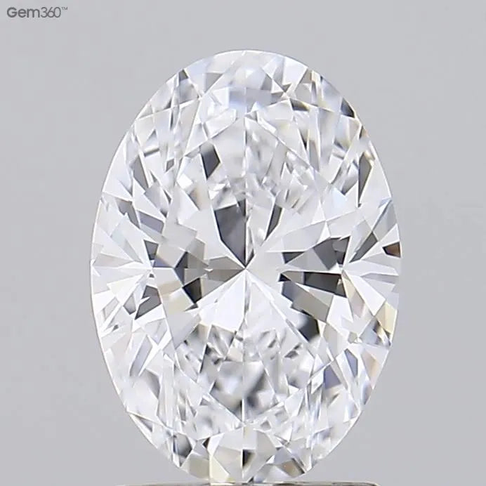 1.55ct Oval Lab Grown Diamond (Colour D, Clarity VVS1, IGI Certified)
