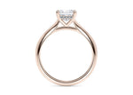 Hope Solitaire Rose Gold 18k Princess Engagement Ring
