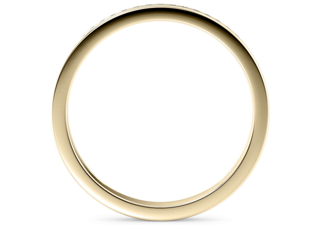 Adarna Yellow Gold 18k Full Set Eternity Ring
